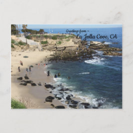La Jolla Cove, Kalifornien Postkarte