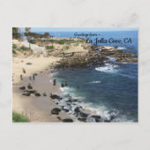 La Jolla Cove, Kalifornien Postkarte (Vorderseite)