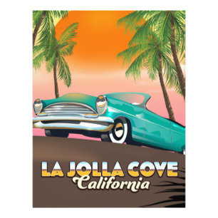 La Jolla Cove Kalifornien Reiseplakat Fotodruck