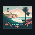 La Jolla Cove San Diego Postkarte<br><div class="desc">Schauen Sie sich die Cove La Jolla an,  berühmt für ihre Siegel und Seelöwen,  in San Diego,  Kalifornien.</div>