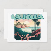 La Jolla Cove San Diego Postkarte (Vorne/Hinten)