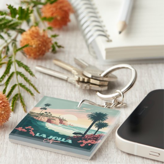 La Jolla Cove San Diego Schlüsselanhänger (Vorderseite rechts)