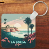 La Jolla Cove San Diego Schlüsselanhänger (Rückseite)