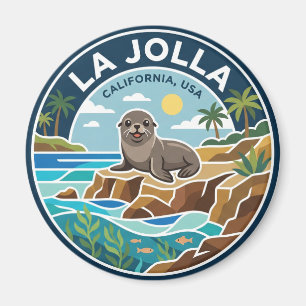 La Jolla Cove USA Magnet