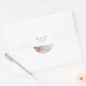 La Jolla Gastgeschenk Hochzeit Beach Foto Vielen D Runder Aufkleber (Umschlag)