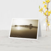 La Jolla Hospitals Beach Surfers Reflektion Karte (Gelbe Blume)