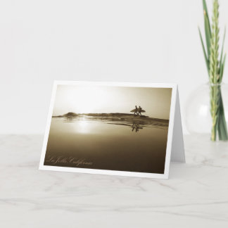 La Jolla Hospitals Beach Surfers Reflektion Karte