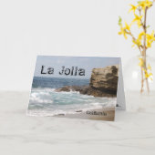 La Jolla, Kalifornien Karte (Gelbe Blume)