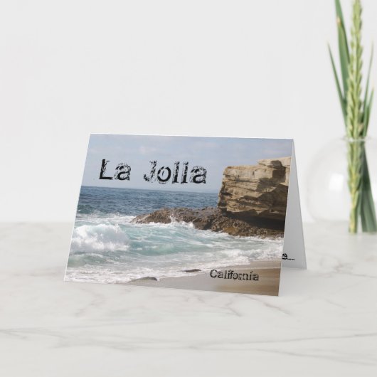 La Jolla, Kalifornien Karte (Vorderseite)