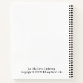 La Jolla, Kalifornien Notizblock (Rückseite)