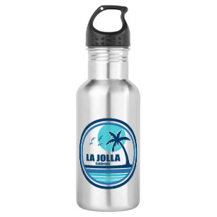La Jolla Kalifornien Palme Vögel Edelstahlflasche