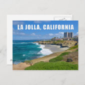 La Jolla, Kalifornien Postkarte (Vorne/Hinten)