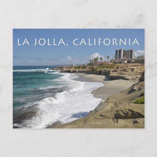 La Jolla, Kalifornien Postkarte (Vorderseite)