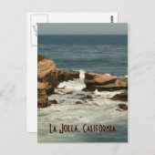 La Jolla, Kalifornien Postkarte (Vorne/Hinten)