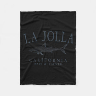 La Jolla Kalifornien Retro-Schiefer Kunstfischen  Fleecedecke