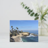La-Jolla-Küste Ankündigungspostkarte (Stehend Vorderseite)