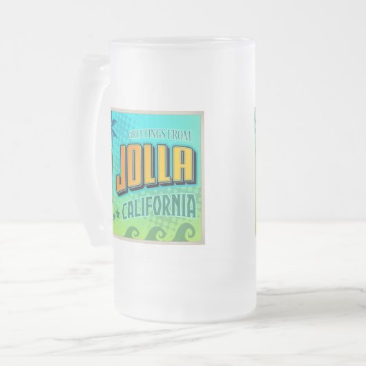 LA JOLLA MATTGLAS BIERGLAS (Vorderseite Links)
