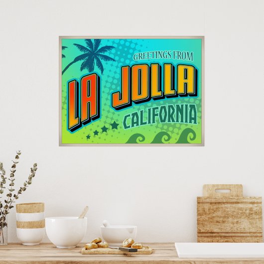 LA JOLLA Poster (Küche)