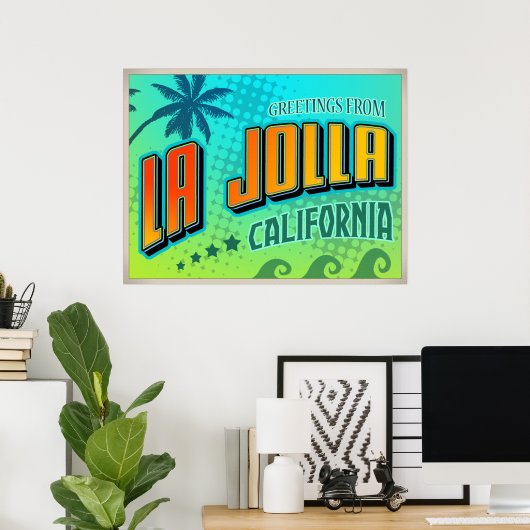 LA JOLLA Poster (Heimbüro)