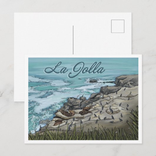 La Jolla Postkarte (Vorne/Hinten)