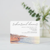 La Jolla Probe Dinner Hochzeitskarte Begleitkarte (Stehend Vorderseite)