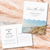 La Jolla Save the Date Postcard Torrey Pines Postkarte