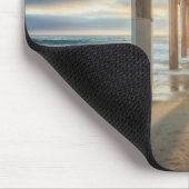 La Jolla, Scripps Pier an Sonnenuntergang | San Mousepad (Ecke)