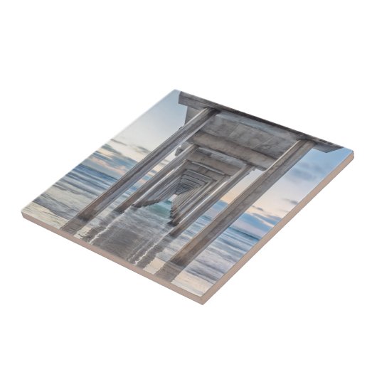 La Jolla, Scripps Pier Fliese (Seite)