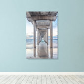 La Jolla, Scripps Pier Leinwanddruck (Insitu (Holzboden))