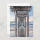 La Jolla, Scripps Pier Postkarte (Vorne/Hinten)
