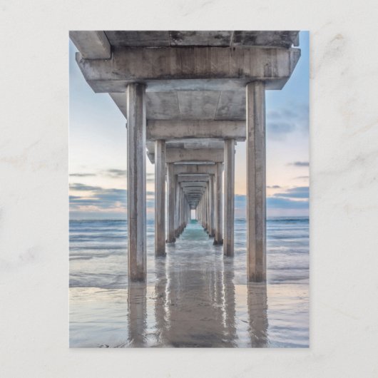 La Jolla, Scripps Pier Postkarte (Vorderseite)