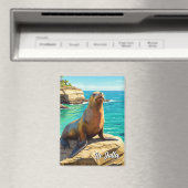 La Jolla Sea Lion California Magnet (In Situ (Geschirrspüler))