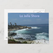 La Jolla Shore Postkarte (Vorne/Hinten)