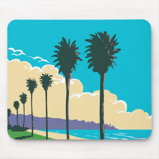 La Jolla Shores Beach Mousepad (Vorne)