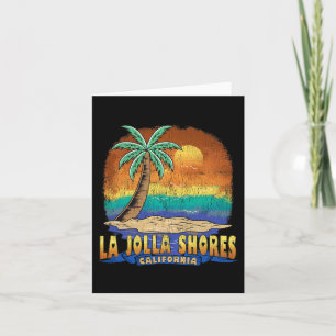 La Jolla Shores Kalifornien Vintage abgenutzt Souv Karte
