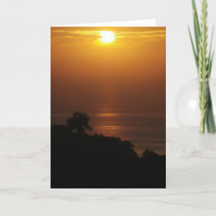 La Jolla Sunset Card Karte
