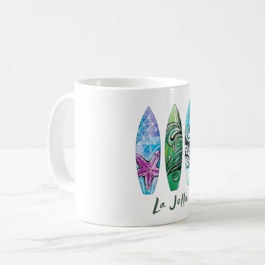 La Jolla Surfboards Kaffeetasse (Vorderseite Links)