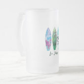 La Jolla Surfboards Mattglas Bierglas (Vorderseite Links)