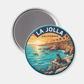 La Jolla USA Magnet (Vorderseite/Rückseite)