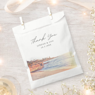 La Jolla Wedding Personalisiertes Foto Geschenktütchen