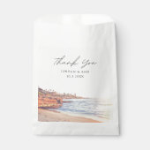 La Jolla Wedding Personalisiertes Foto Geschenktütchen (Vorderseite)