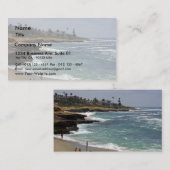 La- Jollabucht-Strand Visitenkarte (Vorne/Hinten)