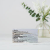 La- Jollabucht-Strand Visitenkarte (Stehend Vorderseite)