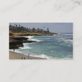 La- Jollabucht-Strand Visitenkarte (Rückseite)