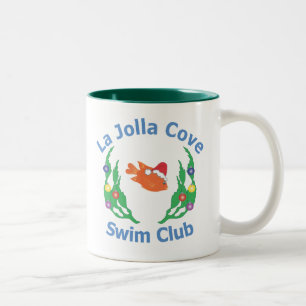 La- Jollabuchtswim-Verein-Sankt-Tasse Zweifarbige Tasse