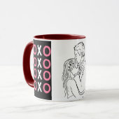 La Journée du Baiser - XOXO Tasse (Vorderseite Links)
