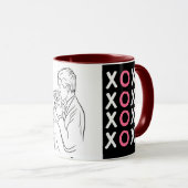 La Journée du Baiser - XOXO Tasse (VorderseiteRechts)