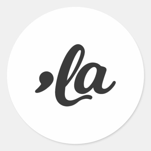 La - Kamala Harris 2024 Frau Präsidentin Vote Kama Runder Aufkleber (Vorderseite)