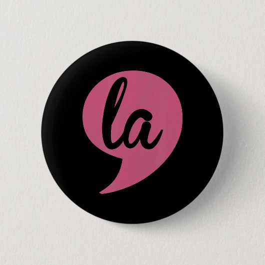 La Kamala Harris für die Präsidentschaftswahl 2024 Button (Vorderseite)