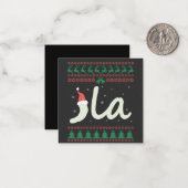 La Kamala Harris Ugly Christmas Sweater-Wahl Mitteilungskarte (Vorderseite/Rückseite Beispiel)